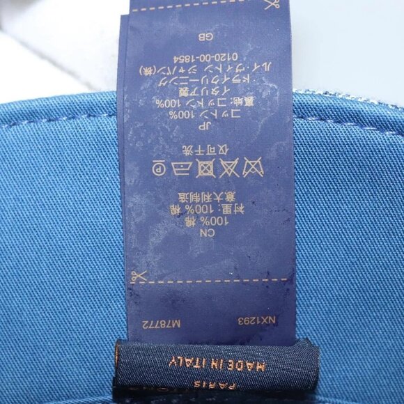 LOUIS VUITTON Monogram Denim Bucket Hat Blue M78772 LV Auth ki5688 - Picture 11 of 12